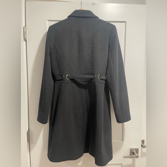 Via Spiga Charcoal Wool Coat - Picture 6 of 11